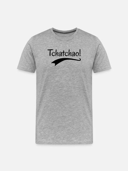 Tchatchao - T-shirt bio Premium Homme - gris chiné