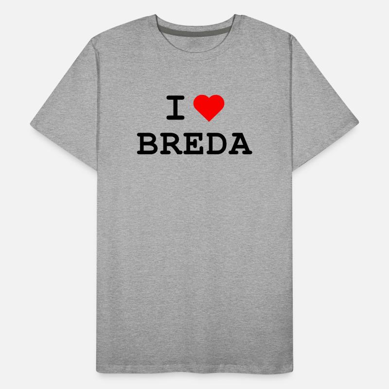 J’aime Breda - Ich liebe Breda T-shirt bio Premium Homme