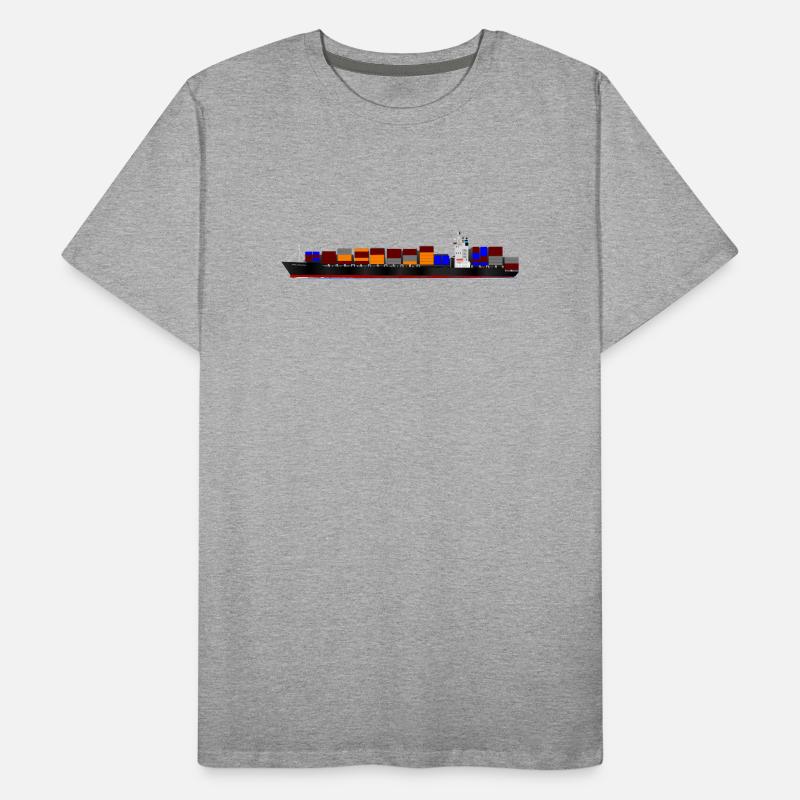Container Ship T-shirt bio Premium Homme