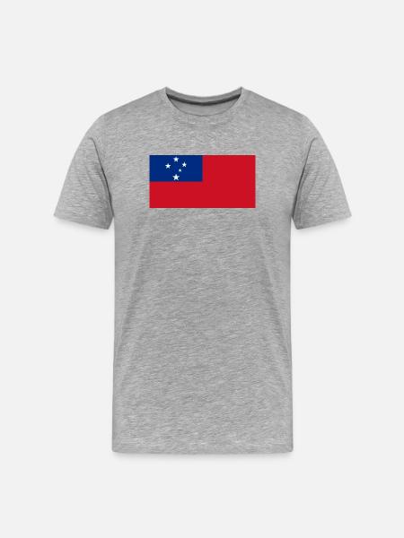 Samoa - Men's Premium Organic T-Shirt - heather grey
