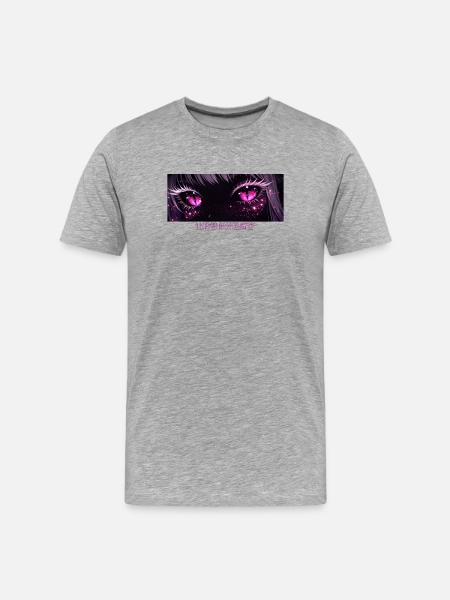 i will carry your pain - Männer Premium Bio T-Shirt - Grau meliert