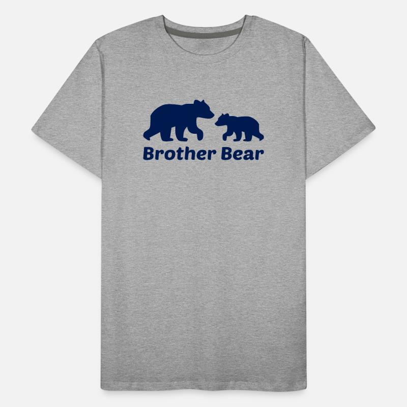 Bruder Bär Geschenk Männer Premium Bio T-Shirt