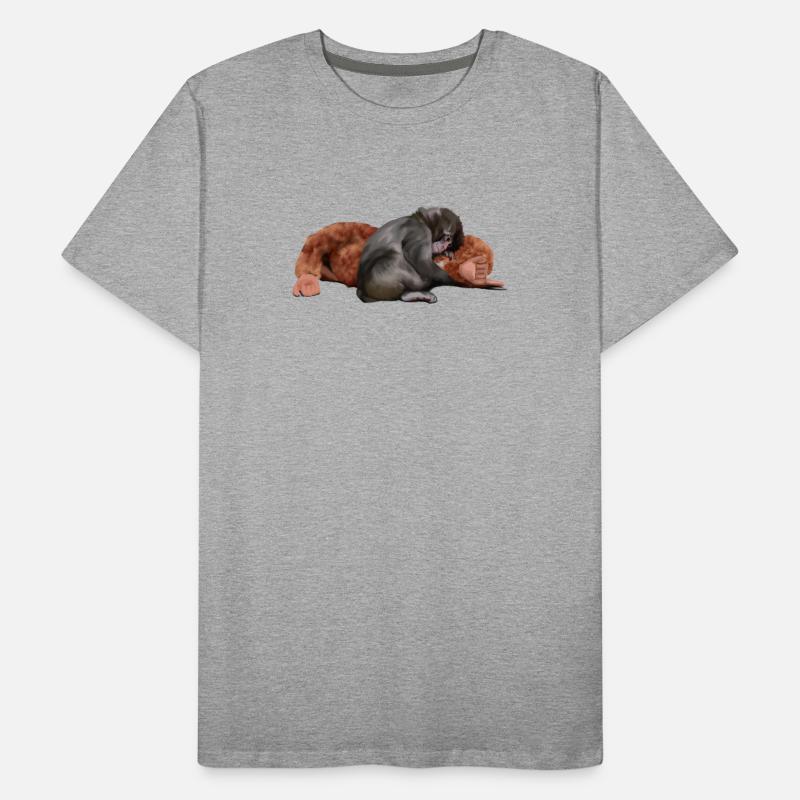 Punch - das Äffchen Männer Premium Bio T-Shirt
