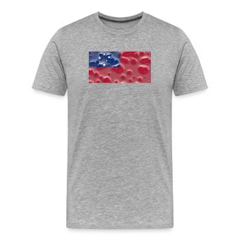 Country Samoa - Men's Premium Organic T-Shirt - heather grey - Front - Damien (186cm)