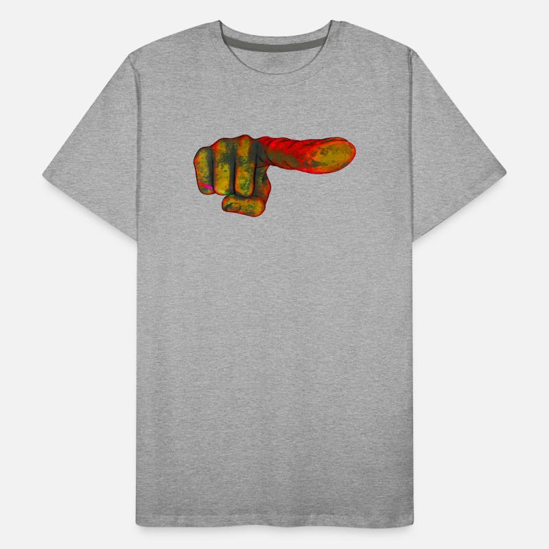Index de l’explosion de couleur T-shirt bio Premium Homme