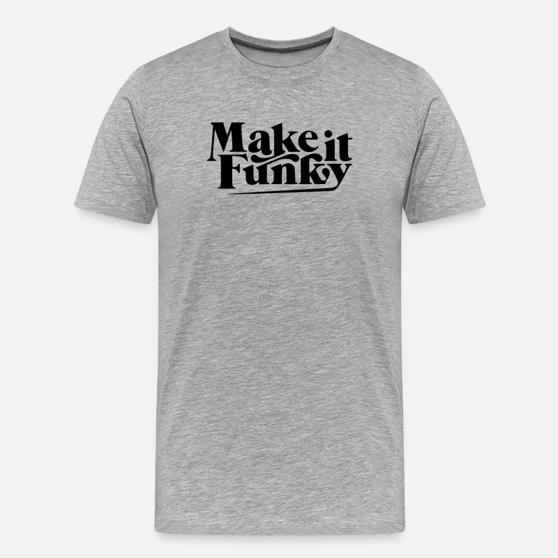 Mach es flippig - Männer Premium Bio T-Shirt - Grau meliert