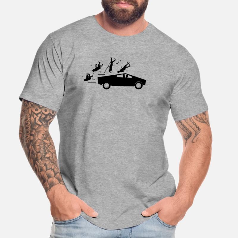 Evolution Unfall Tesla Cybertruck von Musk Männer Premium Bio T-Shirt