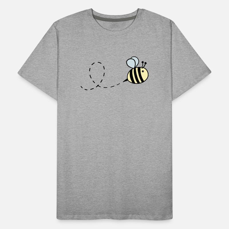 Mouche au pastel de bourdon T-shirt bio Premium Homme