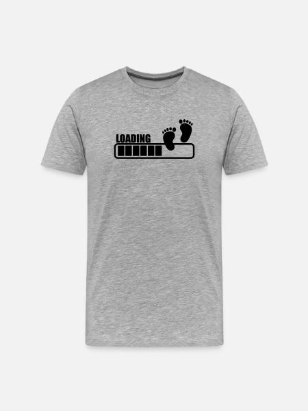Recharge bébé - T-shirt bio Premium Homme - gris chiné