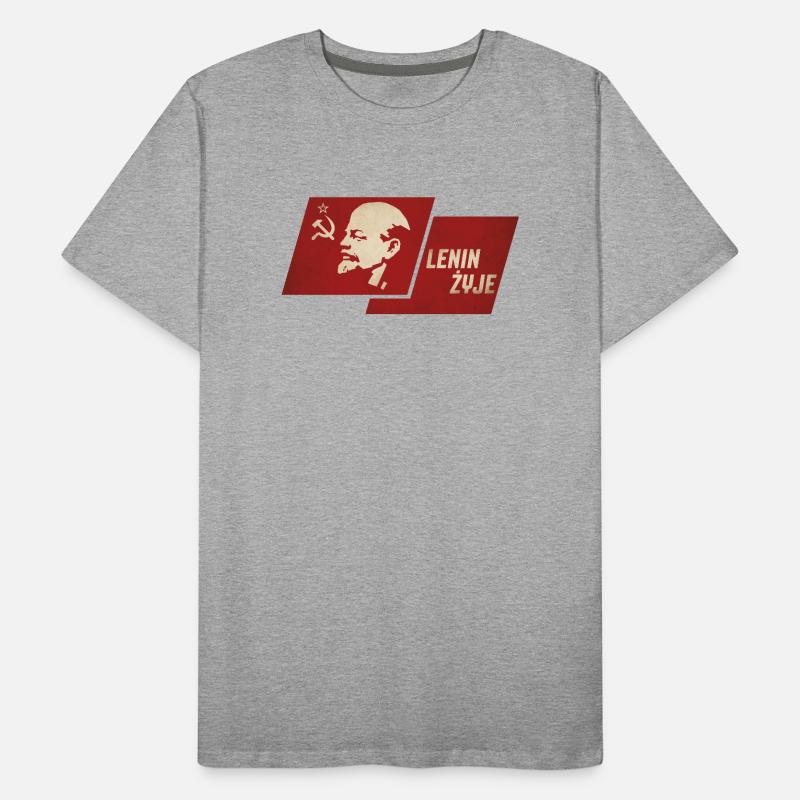 Lenin lebt Männer Premium Bio T-Shirt