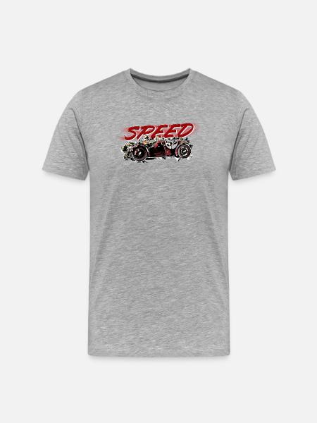 Oldtimer - Vitesse - T-shirt bio Premium Homme - gris chiné