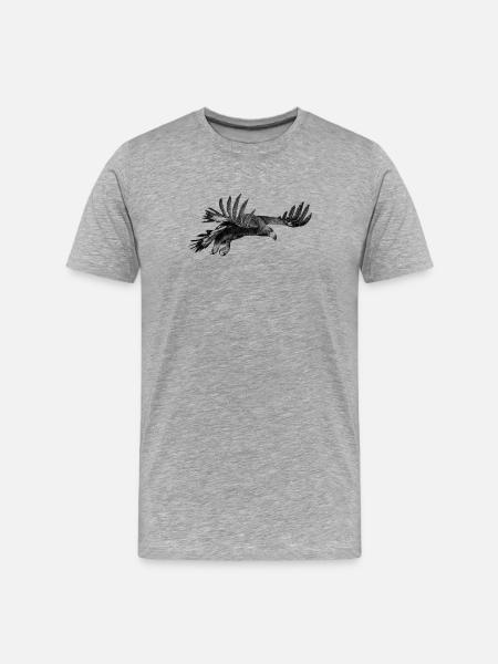 L’Aigle - T-shirt bio Premium Homme - gris chiné