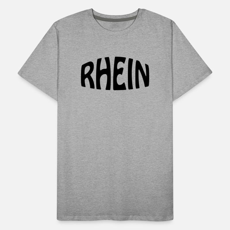 RHEIN Männer Premium Bio T-Shirt