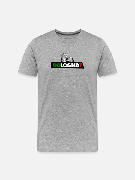 Bologne? - T-shirt bio Premium Homme - gris chiné