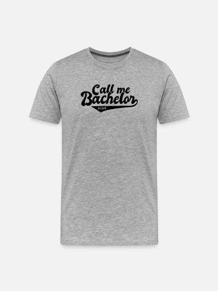 Diplôme 2026 Licence - T-shirt bio Premium Homme - gris chiné
