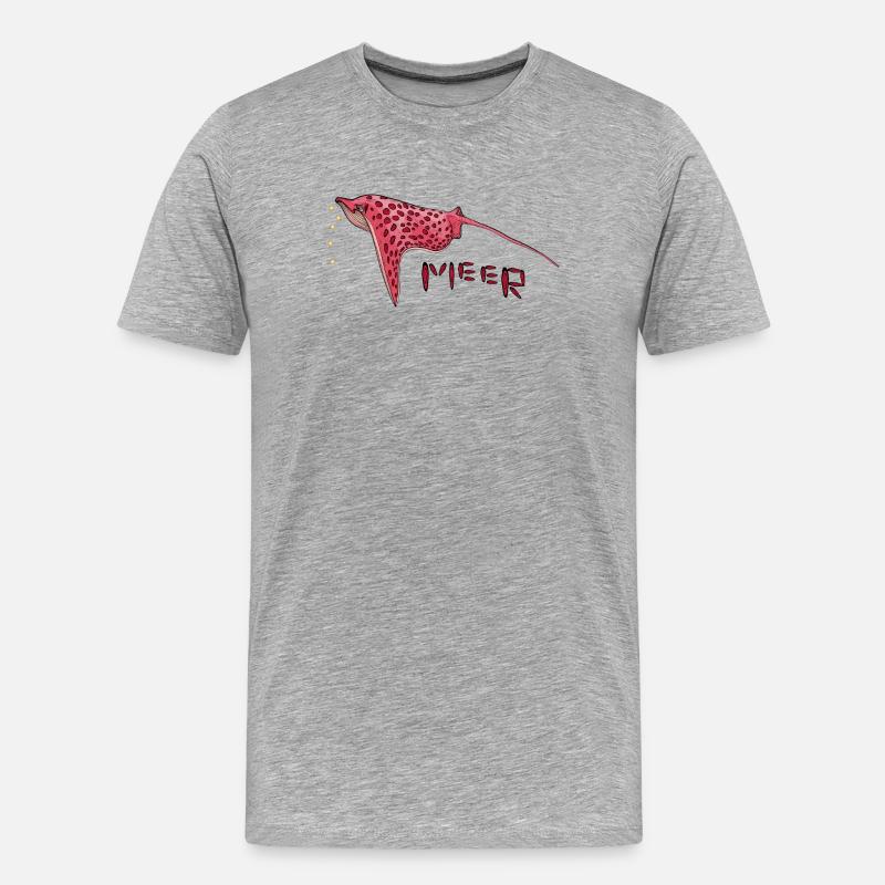 Stingray - T-shirt bio Premium Homme - gris chiné
