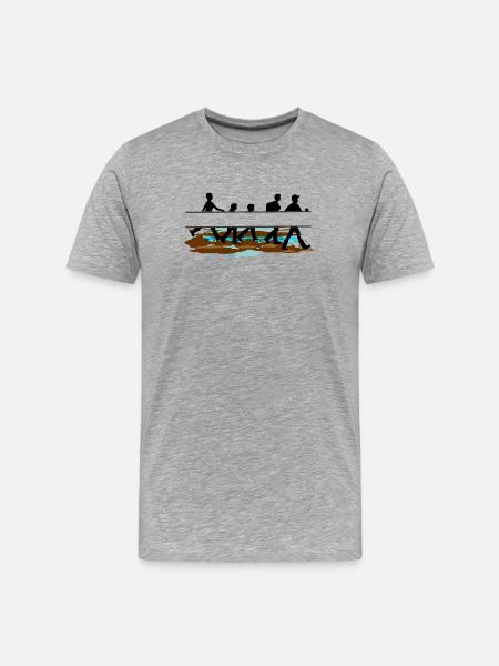 Wadden Group – Custom Island Walk - Men's Premium Organic T-Shirt - heather grey