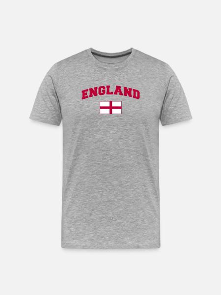 England Shirt - Men's Premium Organic T-Shirt - heather grey