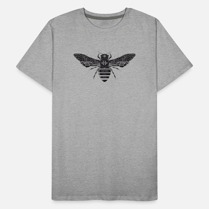 artfully designed bee Men's Premium Organic T-Shirt