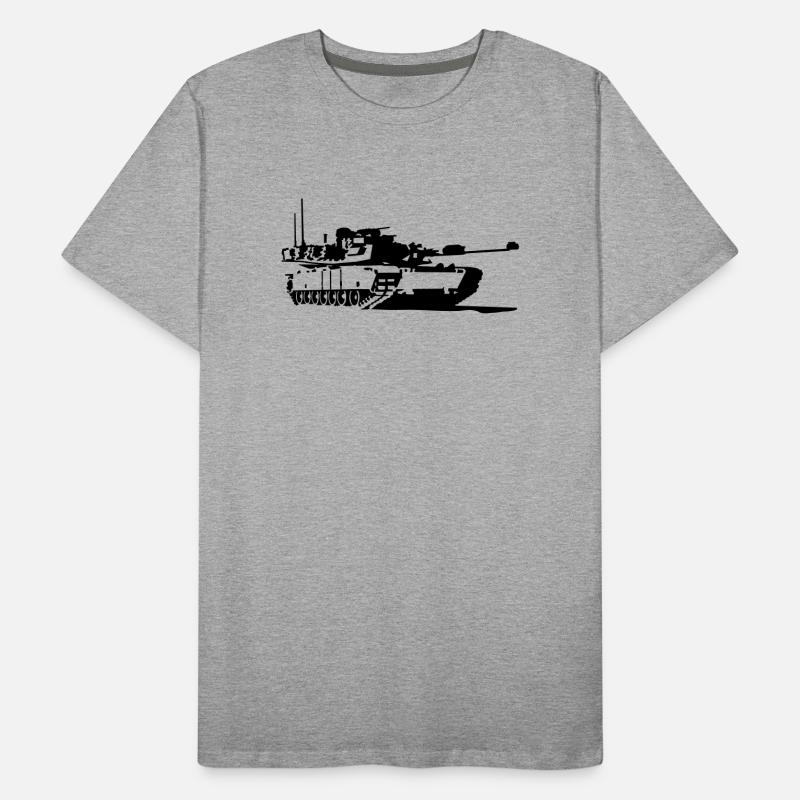 Panzer M1 Abrams Männer Premium Bio T-Shirt