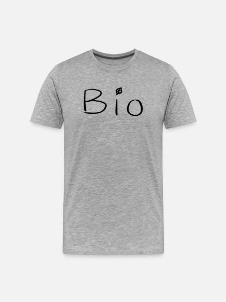Organic - Men's Premium Organic T-Shirt - heather grey