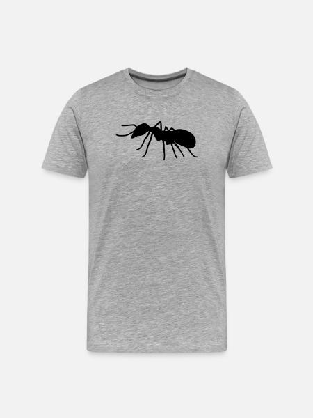 Ant - Men's Premium Organic T-Shirt - heather grey