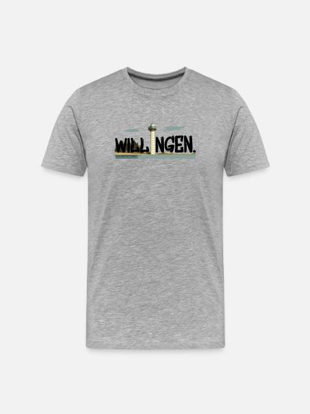 Willingen 20210628 - Männer Premium Bio T-Shirt - Grau meliert