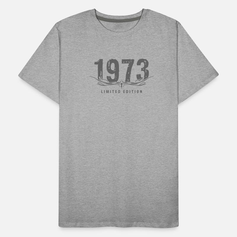1973 ÉDITION LIMITÉE décorée | Graphique vectoriel T-shirt bio Premium Homme