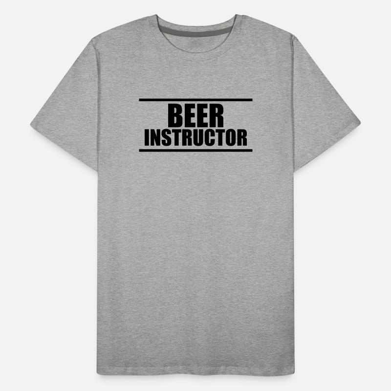 Beer Instructor B Men's Premium Organic T-Shirt