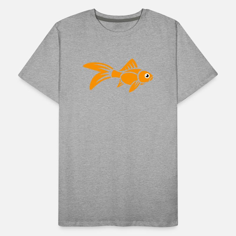 Stylized Goldfish Men's Premium Organic T-Shirt