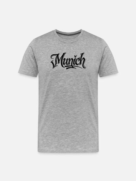 Munich - T-shirt bio Premium Homme - gris chiné