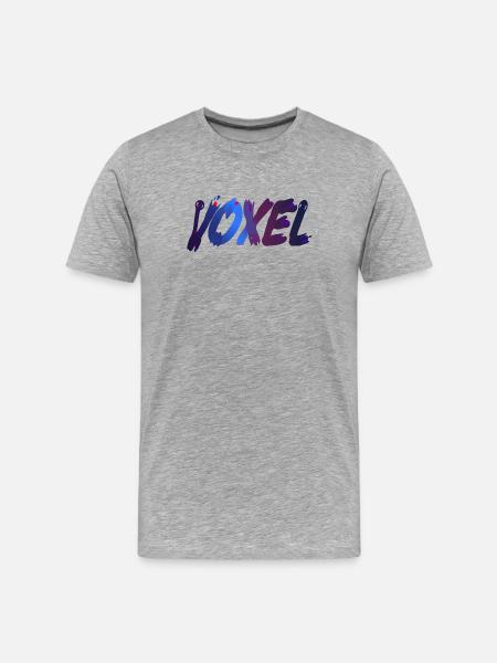Voxels - T-shirt bio Premium Homme - gris chiné