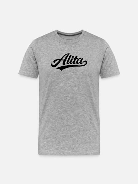 Alita name first last family - Men's Premium Organic T-Shirt - heather grey