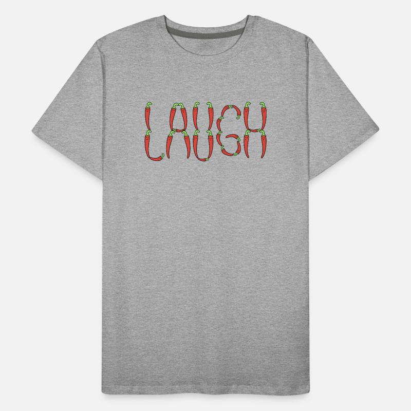 Piments piments Rire T-shirt bio Premium Homme