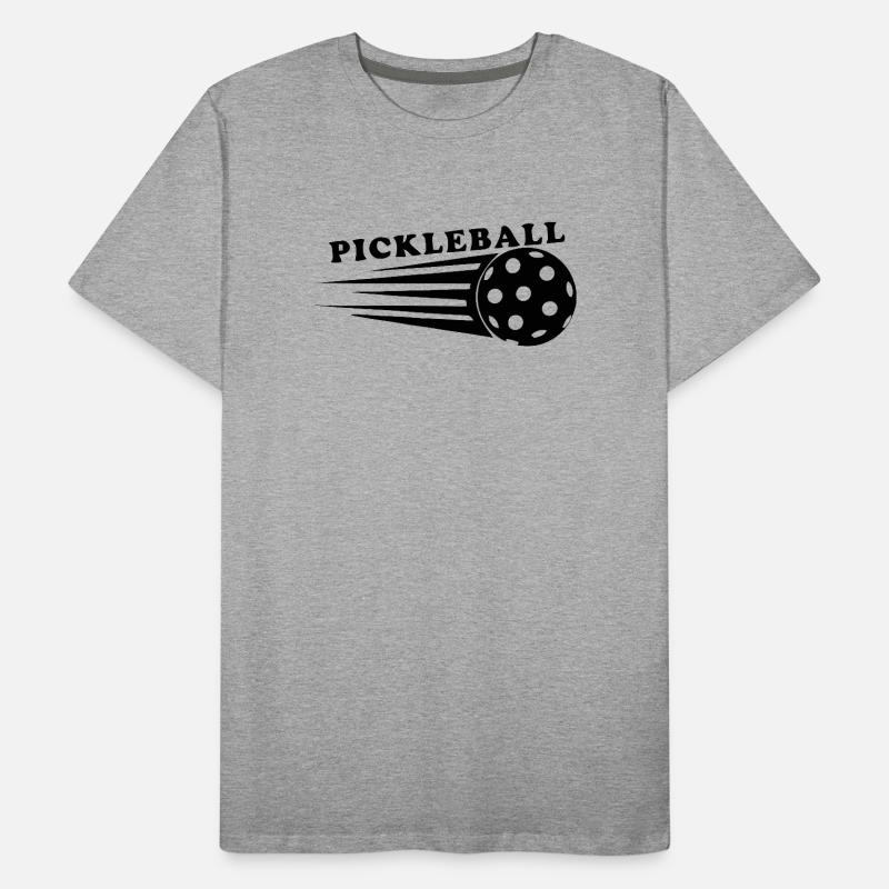 Pickleball in Motion - Dynamic Serve Men's Premium Organic T-Shirt