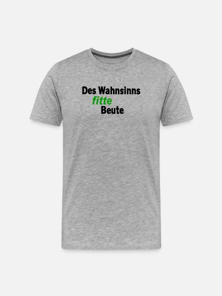 Insanely fit prey - Men's Premium Organic T-Shirt - heather grey