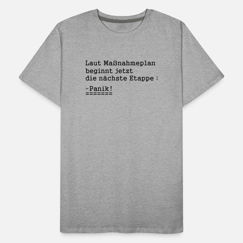 Panic Men's Premium Organic T-Shirt