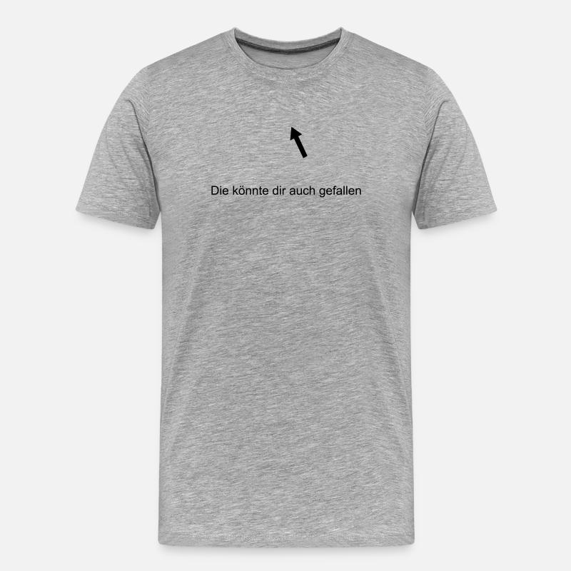 Die koennte dir auch gefallen - Männer Premium Bio T-Shirt - Grau meliert