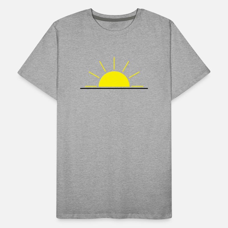 Rising or setting sun Men's Premium Organic T-Shirt