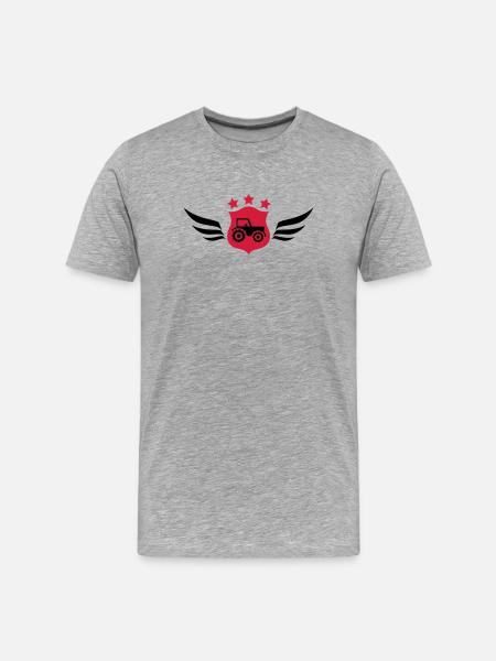 Farming / Landwirtschaft / Agriculture - Men's Premium Organic T-Shirt - heather grey