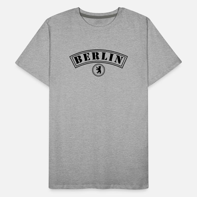 Berlin avec ours T-shirt bio Premium Homme