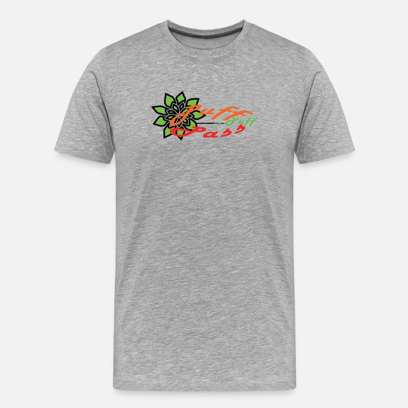 Puff-Puff-Pass !!! - T-shirt bio Premium Homme - gris chiné