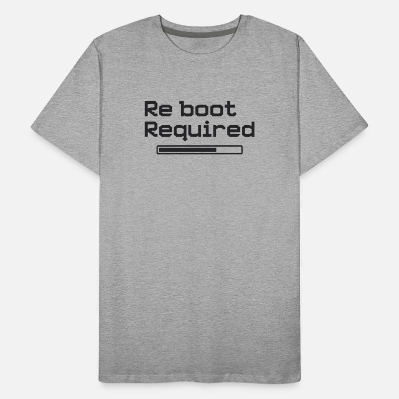 Redémarrage requis - Style de jeu rétro T-shirt bio Premium Homme