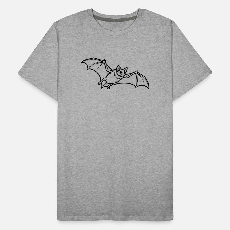 bat Men's Premium Organic T-Shirt
