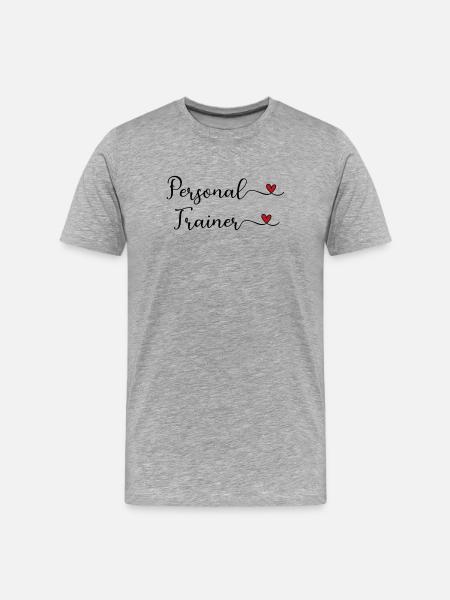 Personal Trainer - Men's Premium Organic T-Shirt - heather grey