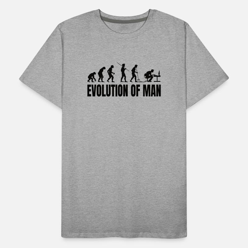 Programmierer Computerfreak Evolution Männer Premium Bio T-Shirt