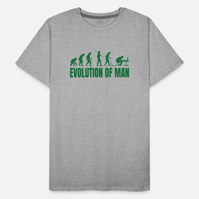Evolution of Man Programmierer IT Männer Premium Bio T-Shirt