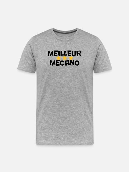 Best Mecano - Men's Premium Organic T-Shirt - heather grey