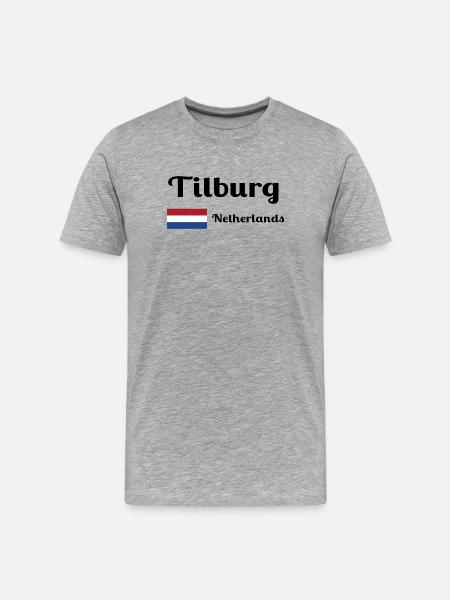 Tilburg, Netherlands- Stylish prints - Men's Premium Organic T-Shirt - heather grey