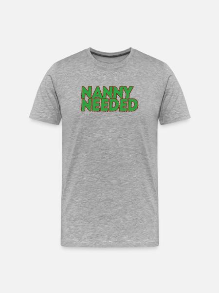 Nounou - T-shirt bio Premium Homme - gris chiné